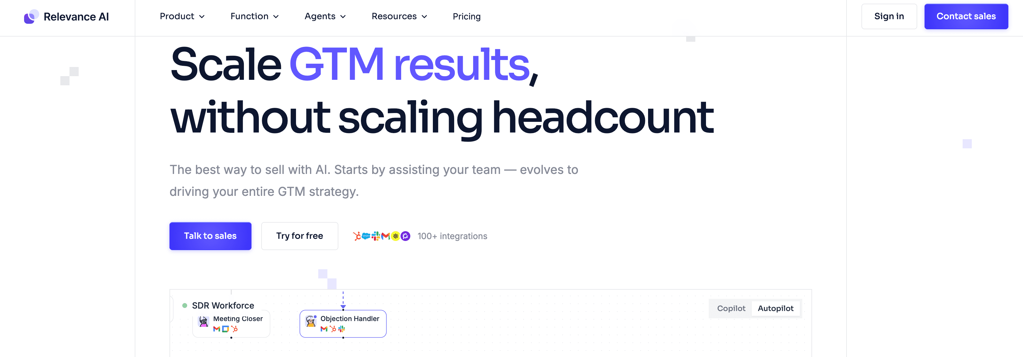 Relevance AI screenshot