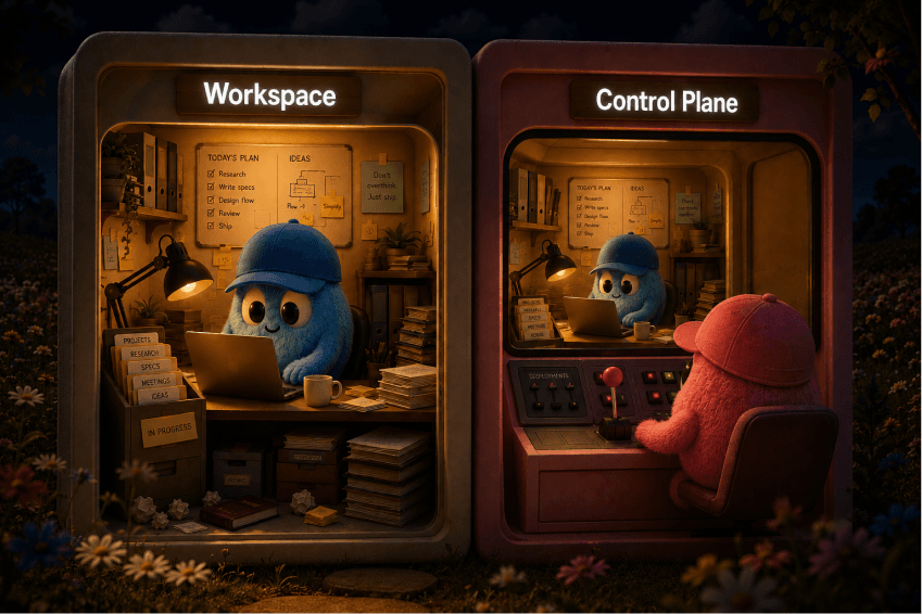 AI Agent Workspace vs. Control Plane: What Do You Need After the Demo?